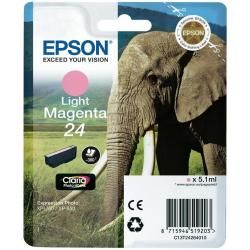 Epson 24 - 5.1 ml - magenta chiaro - originale - blister con allarme a radiofre…