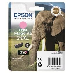Epson 24XL - 9.8 ml - XL - magenta chiaro - originale - blister con allarme a r…