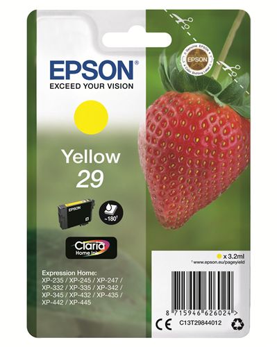 Epson 29 - 3.2 ml - giallo - originale - blister - cartuccia d'inchiostro - per…