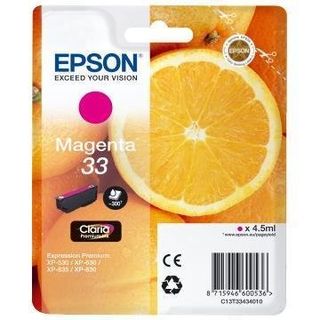 Epson 33 - 4.5 ml - magenta - originale - blister con radiofrequenza / allarme …