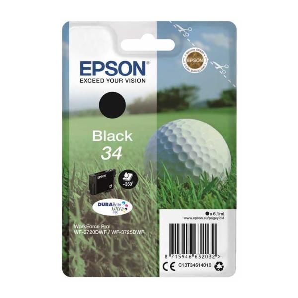 Epson 34 - 6.1 ml - nero - originale - blister con radiofrequenza / allarme acu…