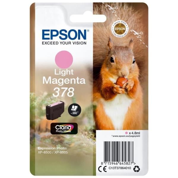 Epson 378 - 4.8 ml - magenta chiaro - originale - blister con radiofrequenza / …