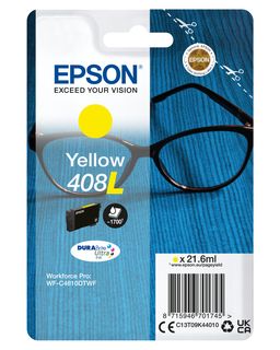 Epson 408L - 21.6 ml - giallo - originale - blister - cartuccia d'inchiostro - …