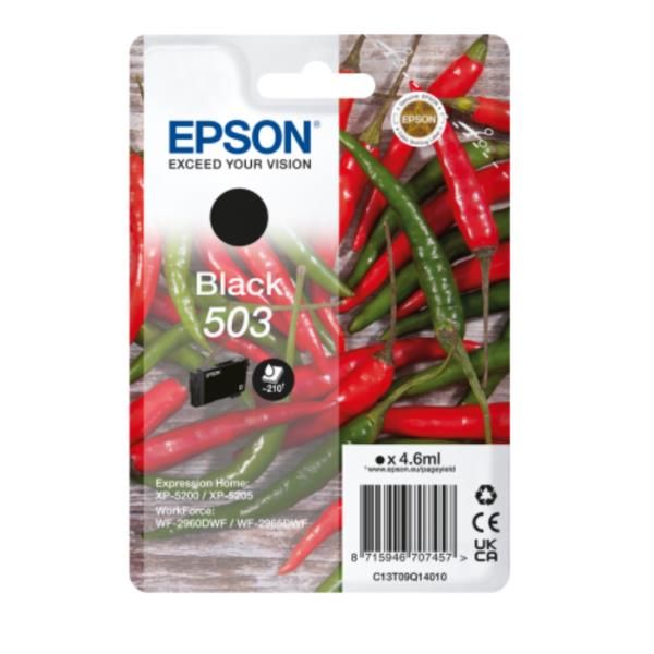 Epson 503 - 4.6 ml - nero - originale - blister con radiofrequenza / allarme ac…