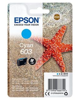 Epson 603 - 2.4 ml - ciano - originale - blister - cartuccia d'inchiostro - per…