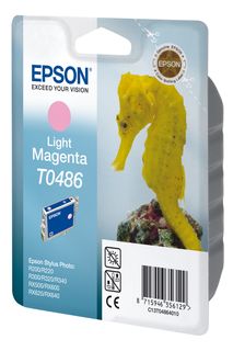 Epson T0486 - 13 ml - magenta chiaro - originale - blister con radiofrequenza /…