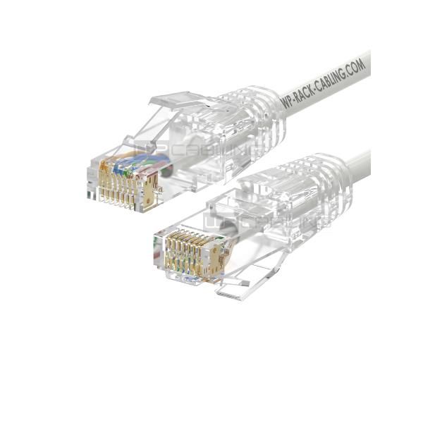 PATCH CORD SLIM U/UTP CAT.6A 4X2X28AWG CONDUTTORE A TREFOLO GUAINA LSHF COLORE …