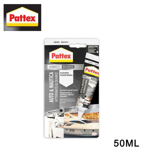 PATTEX SILICONE NERO AUTO & NAUTICA 50ML