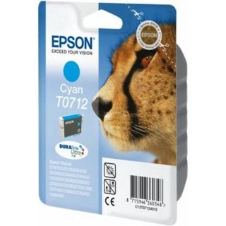 Epson T0712 - 5.5 ml - ciano - originale - cartuccia d'inchiostro - per Stylus …
