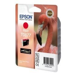 Epson T0877 - 11.4 ml - rosso - originale - blister - cartuccia d'inchiostro - …