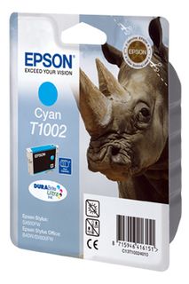 Epson T1002 - 11.1 ml - ciano - originale - blister con radiofrequenza / allarm…
