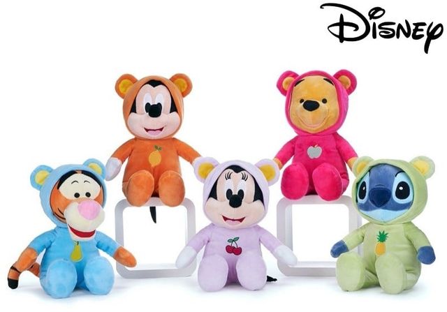 PELUCHE DISNEY IN PAGLIACCETTO 5 ASSORTITIS 30CM