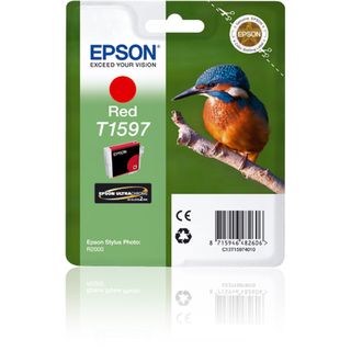 Epson T1597 - 17 ml - rosso - originale - blister - cartuccia d'inchiostro - pe…