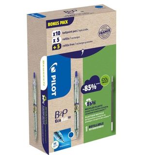 PILOT CF 10SFER+10REFIL B2P ECOBALL BLU