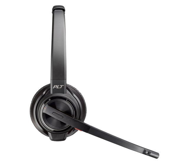 POLY 8220 UC Auricolare Wireless A Padiglione Ufficio Nero