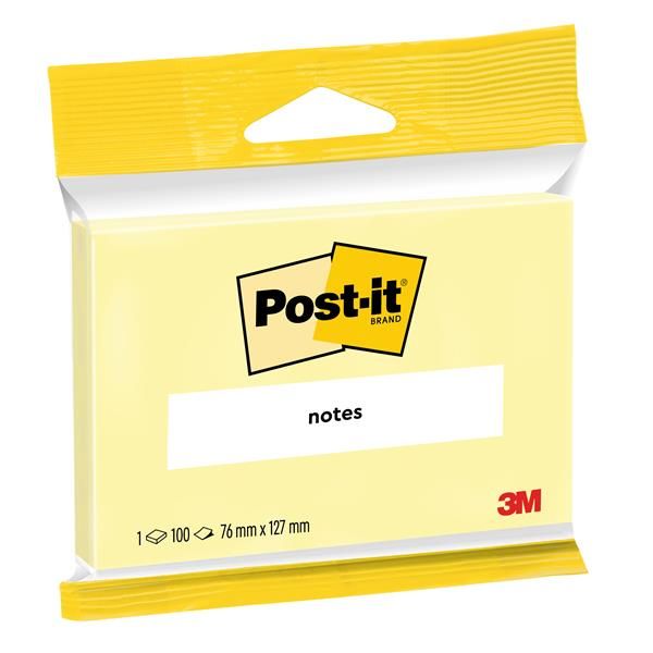 POST-IT 76X127MM GIALLO - BLISTER
