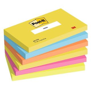 POST-IT CF6 PI 76X127MM 6X100FF ENERGETIC