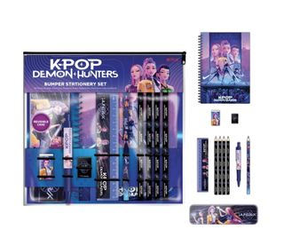 PREORDINE KPOP DEMON HUNTERS - SET DELUXE:NOTEBOOK A5/ASTUCCIO METAL*FINE GIUGNO