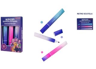PREORDINE KPOP DEMON HUNTERS - SET DI 3 EVIDENZIATORI * SETTEMBRE