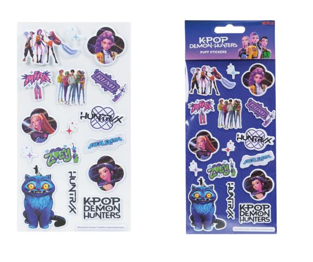 PREORDINE KPOP DEMON HUNTERS - SET STICKERS PUFFY SAGOMATI * SETTEMBRE