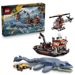 PREORDINE LEGO JURASSIC WORLD - Attacco della barca dinosauro Mosasaurus 77983 …