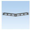 Panduit MINI-COM Flush Mount Modular - Pannello cablaggio - 1U - 19" - 24 porte