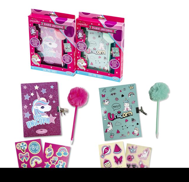 Peperilla - Diario Segreto Baby Unicorn Quaderno con 50 pagine e copertina rigi…