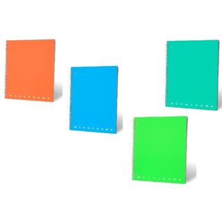 Pigna QUADERNI MONOCROMO SKIP FLUO SPIRALATI A4 80GR - 5MM