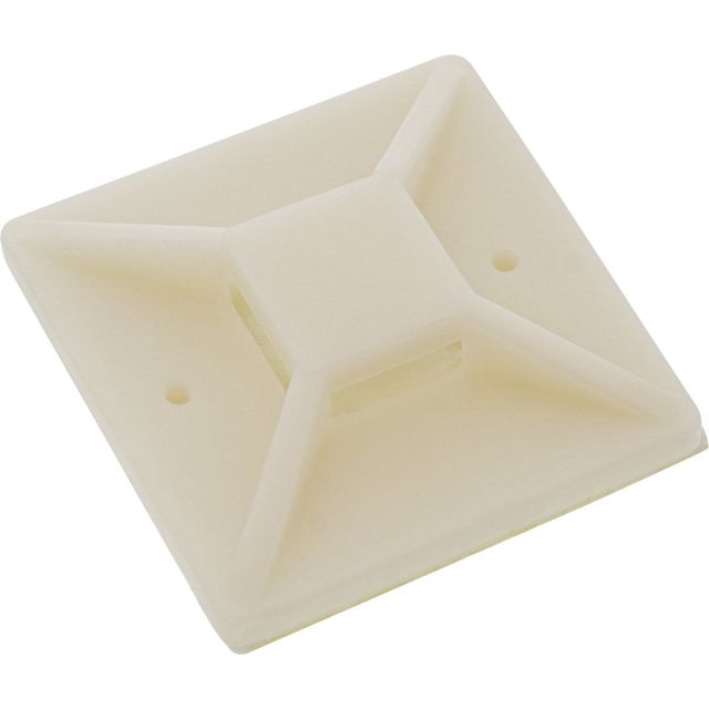 Placca Adesiva per Fascette Kit 10 pezzi - Bianco
