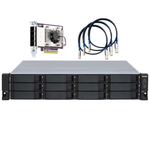 QNAP TL-R1200S-RP - Array unità disco rigido - 12 alloggiamenti (SATA-600) - SA…