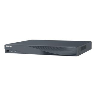 QNAP TVR-AI200 NVR 16 CANALI 2 BAIE HDD 2.5"/3.5" LAN PoE MONTAGGIO SU RACK 1U
