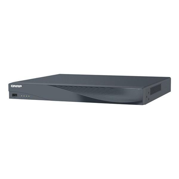 QNAP TVR-AI200 NVR 16 CANALI 2 BAIE HDD 2.5"/3.5" LAN PoE MONTAGGIO SU RACK 1U