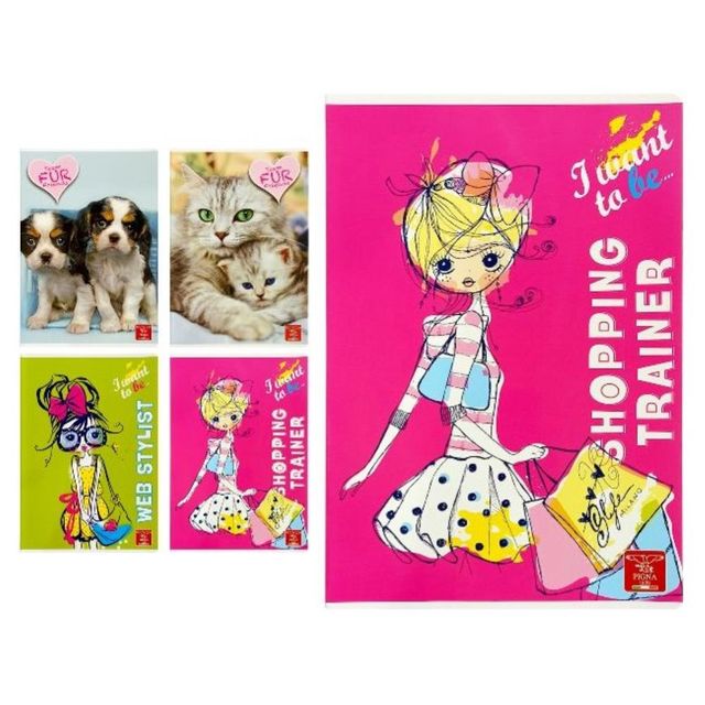 QUADERNO MAX.1R 80G C/RIS.KIDS GIRL 60/60