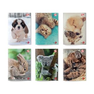 QUADERNO MAX.A R.80G C/RIS.PUPPY BIMBA 60/60