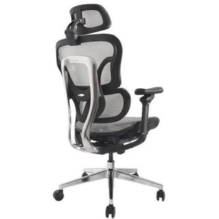 Equip 651050, Seduta in rete, Schienale a rete, Grigio, Grigio, Rete, Nylon, Re…