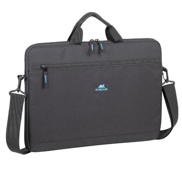 RIVACASE GREMIO BORSA PER NOTEBOOK DA 15.6" TASCA ESTERNA CON TRACOLLA NERO