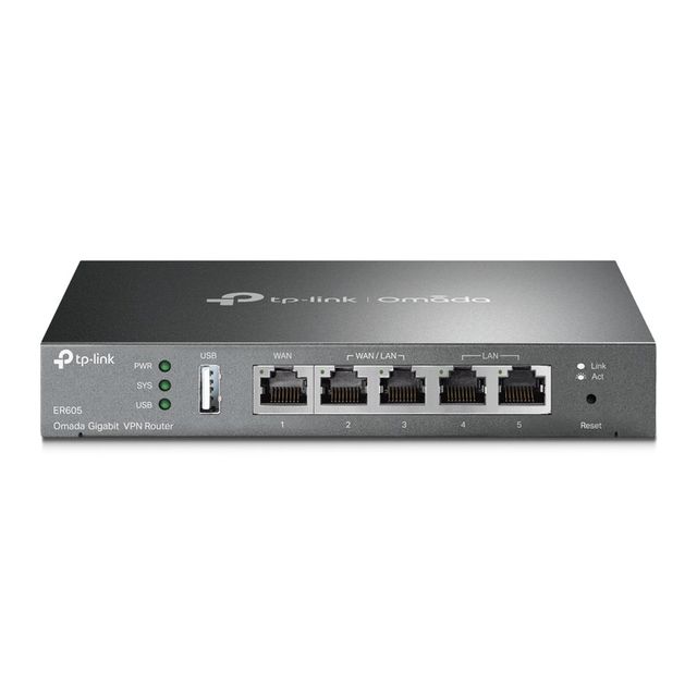 ROUTER VPN MULTI-WAN 5P GIGABIT 1P WAN 1P LAN 3P WAN/LAN