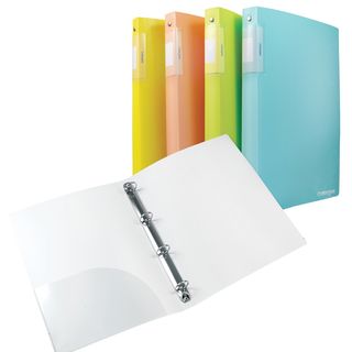 Raccoglitore Sping - A4 - 4 anelli tondi 30 mm - PP - dorso 4 cm - colori assor…