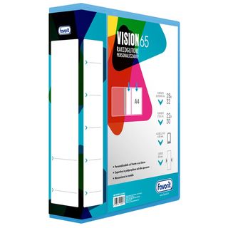 Raccoglitore personalizzabile Vision - 22 x 30 cm - 4 anelli a Q 65 mm - dorso …