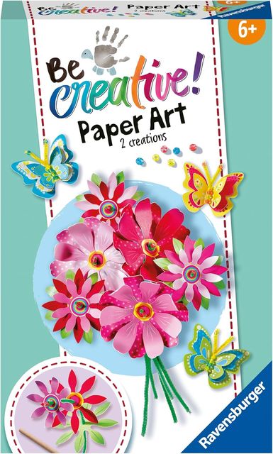 Ravensburger Be Creative Mini - Paper Art Flower & Butterfly 23678