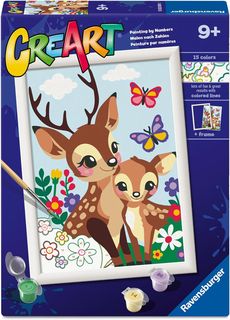 Ravensburger CreArt Serie D Classic - Adorabili cerbiatti 12023059