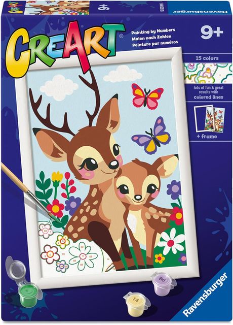 Ravensburger CreArt Serie D Classic - Adorabili cerbiatti 12023059