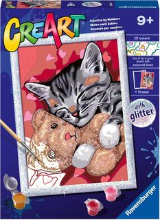 Ravensburger CreArt Serie D Classic - Gattino e il suo orsetto 20266