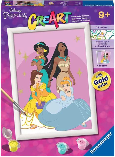 Ravensburger CreArt Serie D licensed - Le principesse Disney 23726