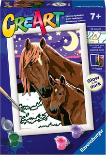 Ravensburger CreArt Serie E Classic - Cavalli luna e stelle 23565