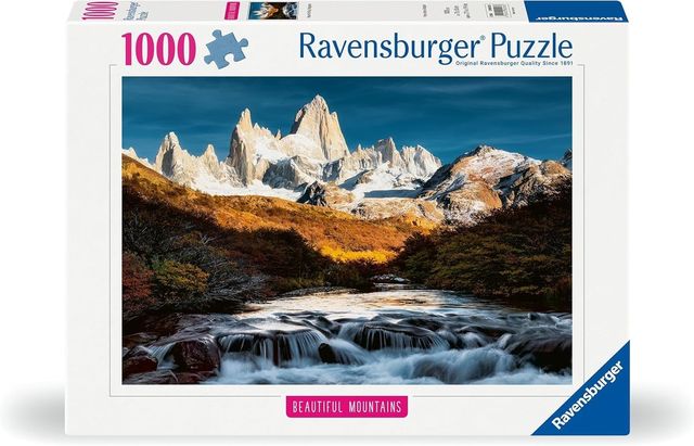 Ravensburger Puzzle 1000 PC Highlight: Beautiful Mountains - Fitz Roy, Patagoni…