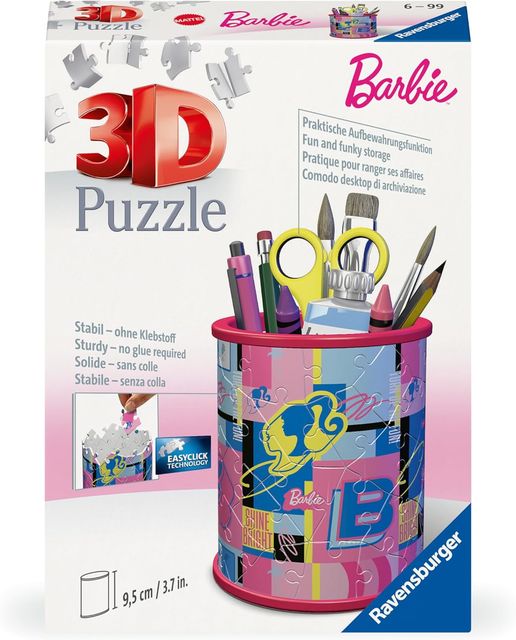 Ravensburger Puzzle 3D - Porta Penne 54 Barbie 11585