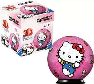 Ravensburger Puzzle 3D - Puzzleball 54 pc Hello Kitty / Kuromi / Cinnamonroll