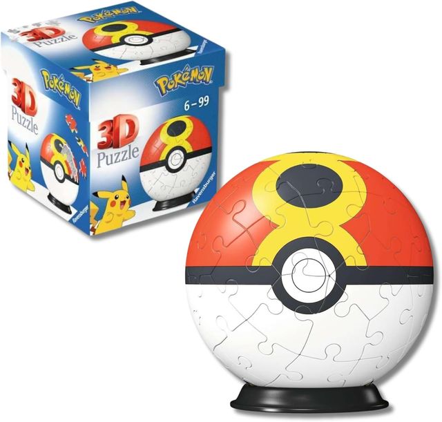 Ravensburger Puzzle 3D - Puzzleball 54 pc Pokémon Repeat Ball 11628