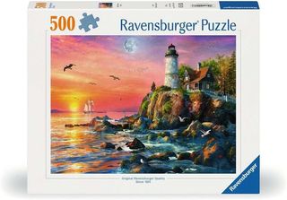 Ravensburger Puzzle 500 PC - Faro alla sera 12000217